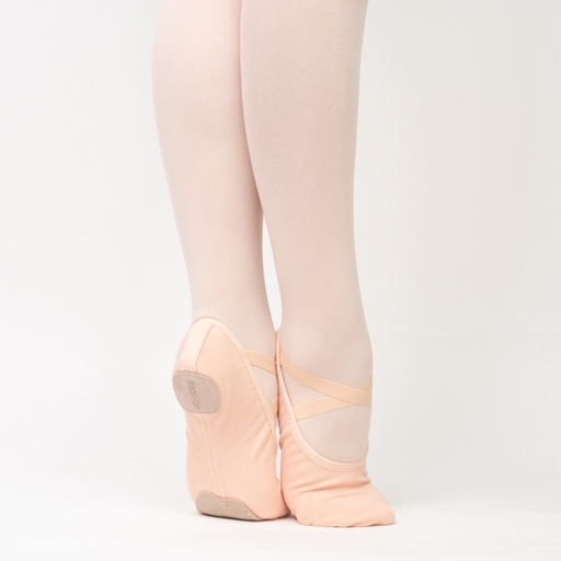 Balletschoenen stof- ROZE (vanaf maat 32)